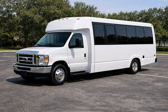 18-passenger minibus rental Malta TX